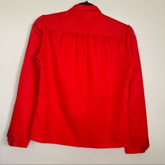 The International Ladies Garment Workers Union Vintage Red Blouse - Picture 12 of 13